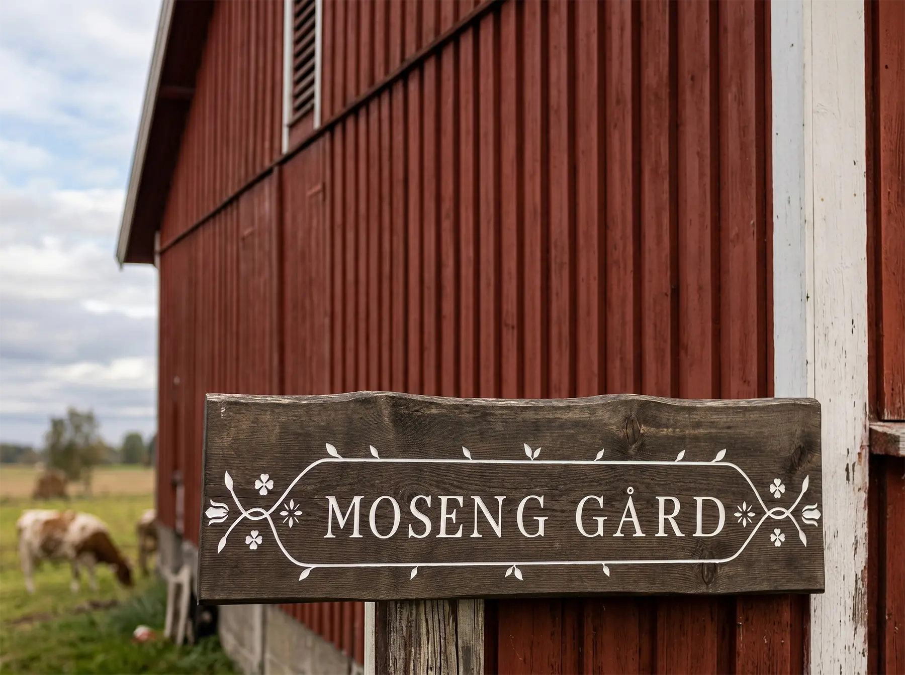 Moseng skilt